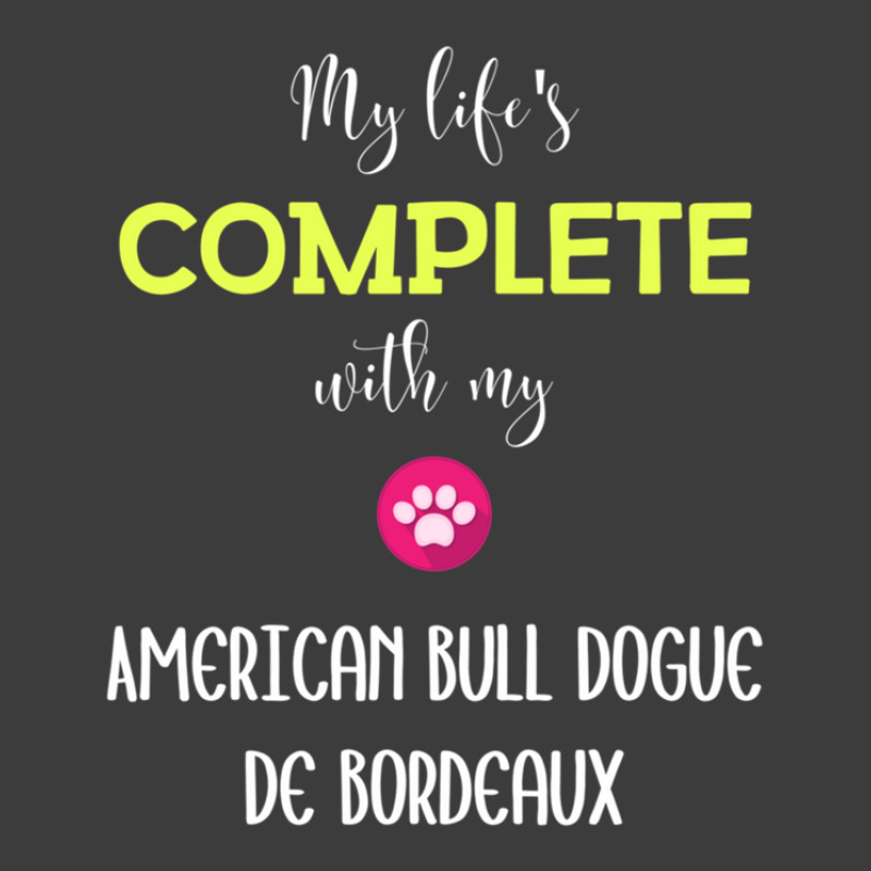 My Life's Complete With My American Bull Dogue De Bordeaux - American  Men's Polo Shirt | Artistshot