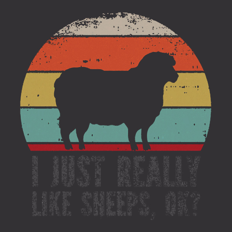 Funny I Just Really Like Sheeps Ok Funny I Just Really Like Sheeps O K Vintage Hoodie And Short Set | Artistshot