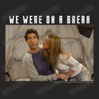 Friends Ross & Rachel We Were On A Break Portrait Ladies Fitted T-shirt | Artistshot