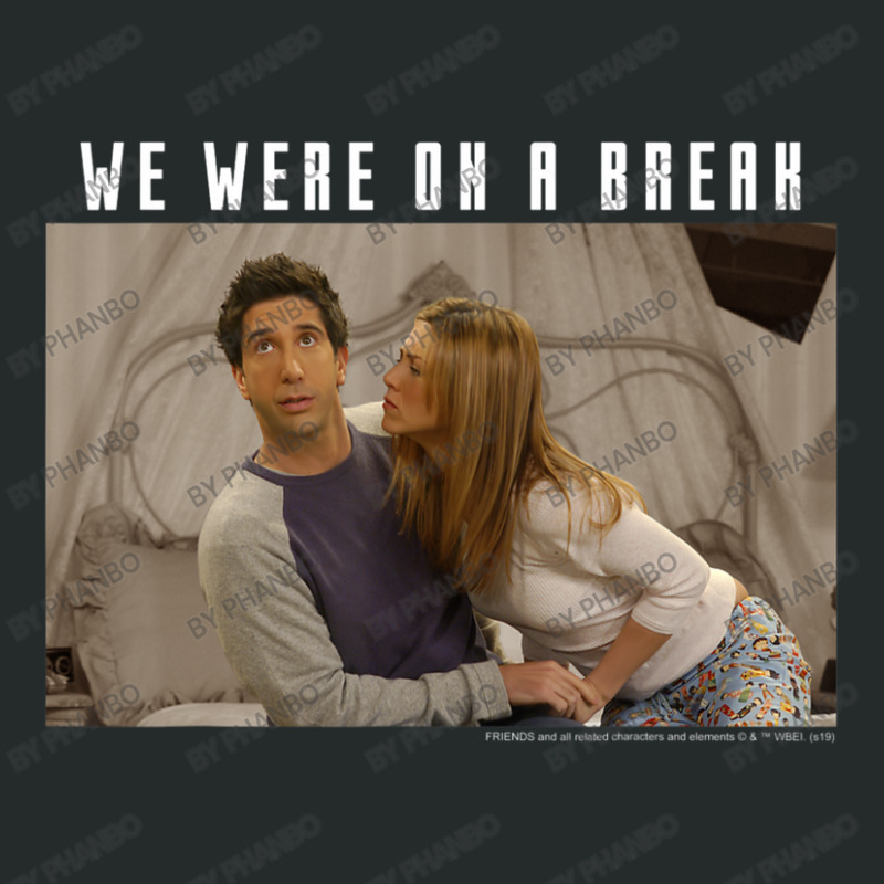 Friends Ross & Rachel We Were On A Break Portrait Women's Triblend Scoop T-shirt by PhanBo | Artistshot