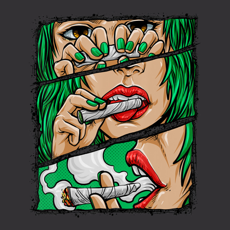 Roll It Lick It Smoke I Marijuana Pot Weed Vintage Hoodie | Artistshot