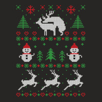 Romantic Reindeers Ladies Fitted T-shirt | Artistshot