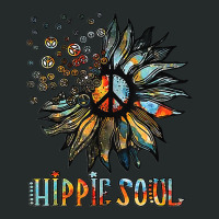 Daisy Peace Sign Hippie Soul Sunflower Peace Symbol Lover Women's Triblend Scoop T-shirt | Artistshot