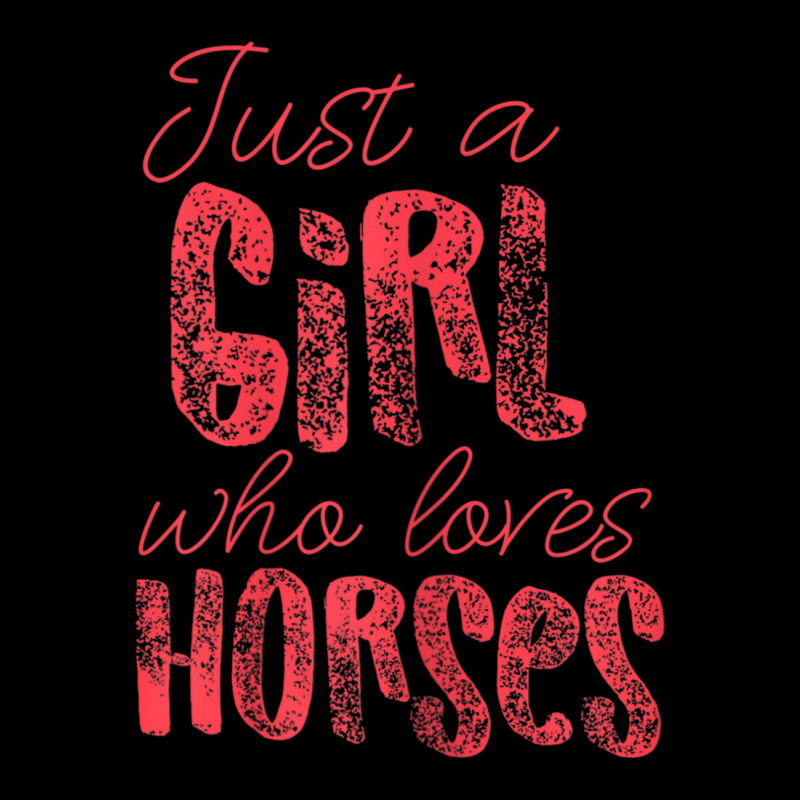 Just A Girl Who Loves Horses Pink Men's Long Sleeve Pajama Set | Artistshot