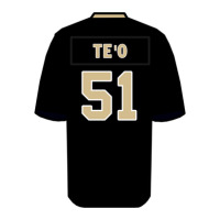 Manti Te'o Jersey Men's T-shirt Pajama Set | Artistshot