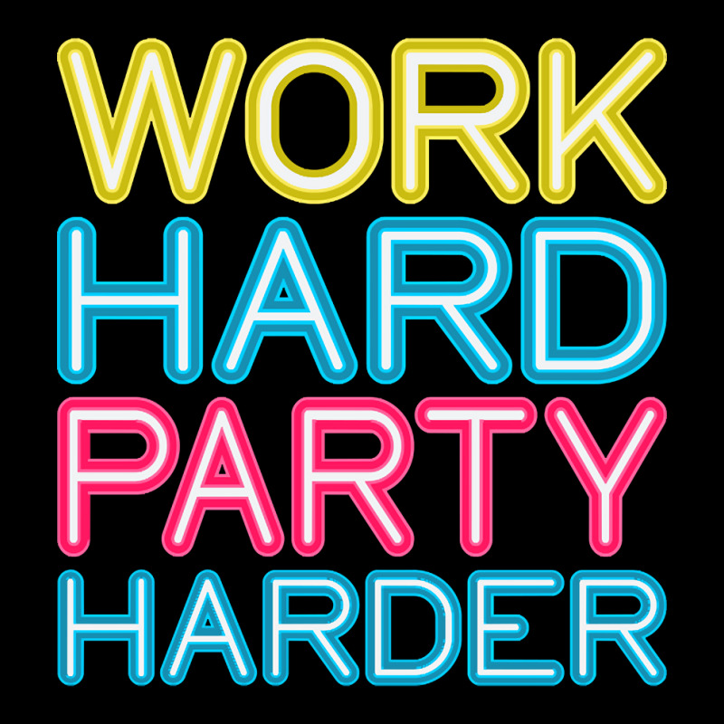 Work Hard Party Harder Partying Drinking Maternity Scoop Neck T-shirt by Sheppard Karena | Artistshot