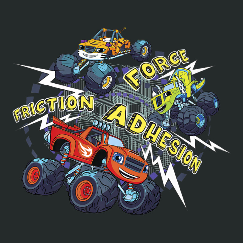 Blaze And The Monster Machines Friction, Force, Adhesion Women's Triblend Scoop T-shirt by cm-arts | Artistshot