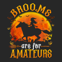 Horses Witch Halloween Funny Brooms Are For Amateurs T Shirt Women's Pajamas Set | Artistshot