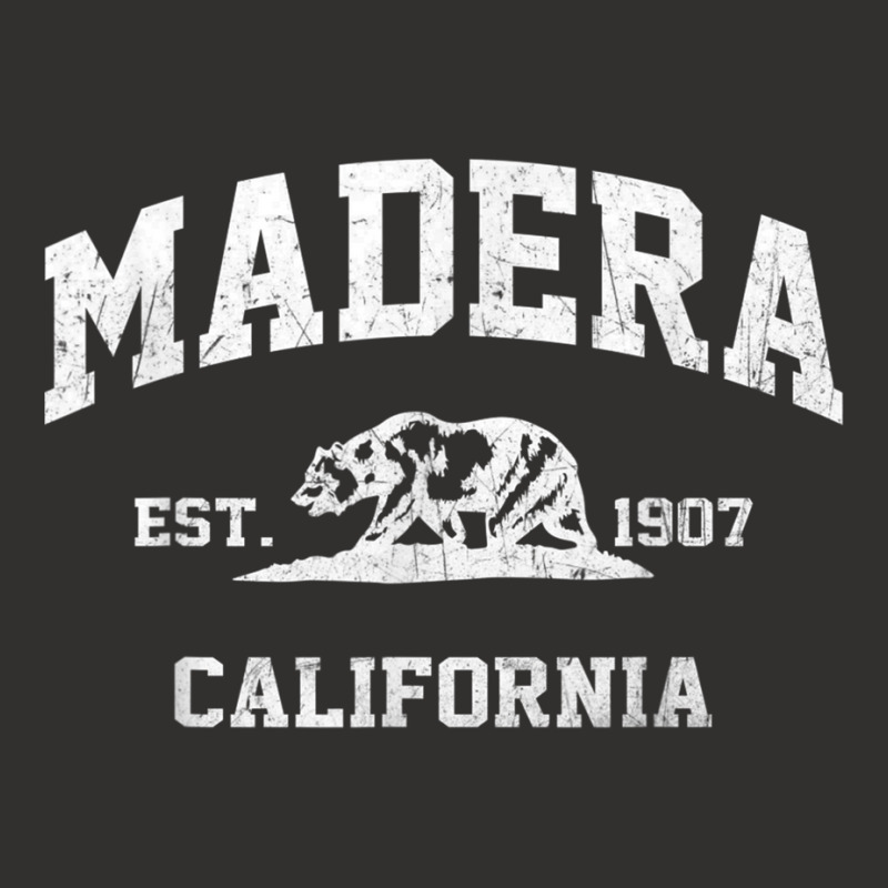 Madera California Ca Vintage State Athletic Style T Shirt Champion Hoodie by genze | Artistshot