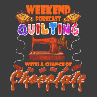 Funny Quilting Lover Gift Funny Weekend Forecast Quilting Trade Chocol Men's Polo Shirt | Artistshot