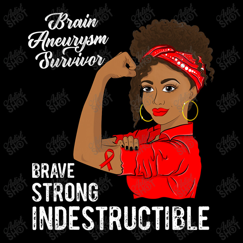 Brain Aneurysm Survivor Indestructible Awareness Gift Pocket T-Shirt by CUSER3772 | Artistshot