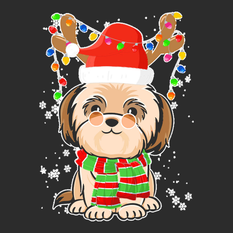 Funny Shih Tzu Lovers Christmas Shih Tzu Christmas Tree Santa Hat Xmas Exclusive T-shirt | Artistshot