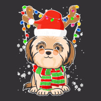 Funny Shih Tzu Lovers Christmas Shih Tzu Christmas Tree Santa Hat Xmas Vintage Short | Artistshot