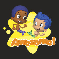 Bubble Guppies Awesome! Gil And Goby Star Portrait Ladies Fitted T-shirt | Artistshot