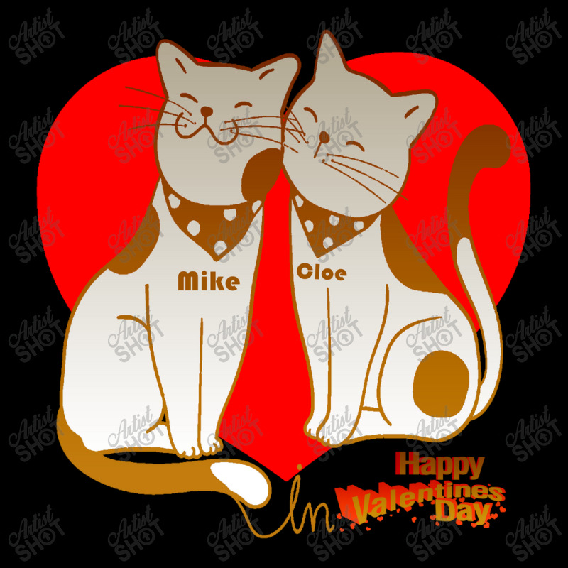 Valentine's Days Special Design Love Red Cat Men's 3/4 Sleeve Pajama Set | Artistshot