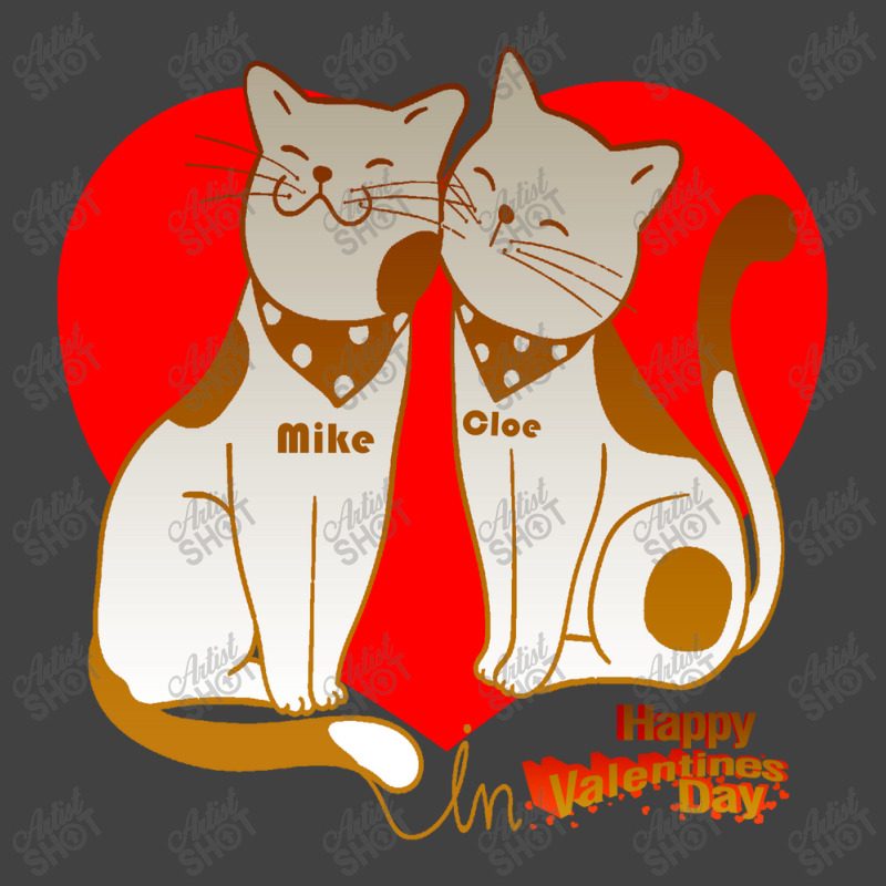 Valentine's Days Special Design Love Red Cat Vintage T-shirt | Artistshot