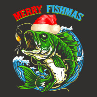 Funny Merry Christmas Fishmas Funny Fishing Fish Present Champion Hoodie | Artistshot