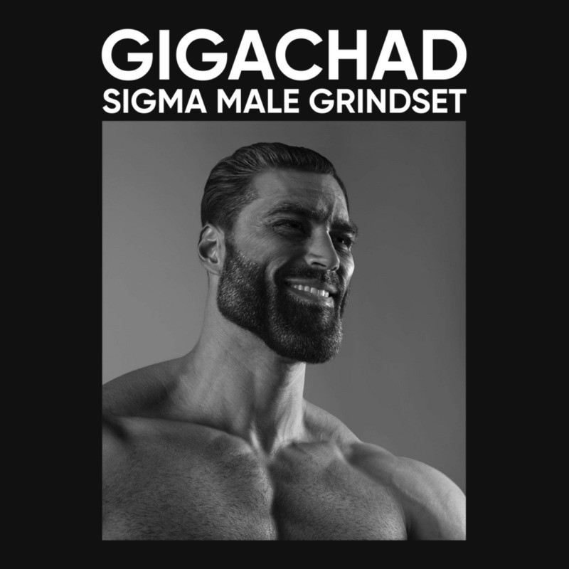 Gigachad 3D slide, GigaChad