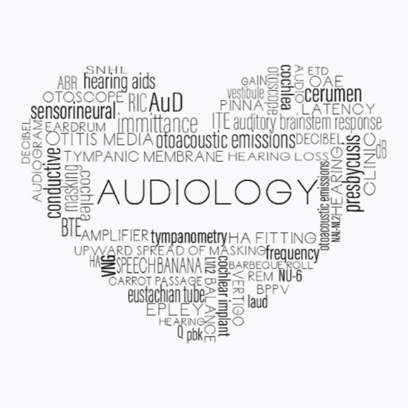 Audiology Heart T-Shirt by cm-arts | Artistshot