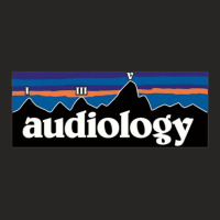 Audiology Mountains Ladies Fitted T-shirt | Artistshot