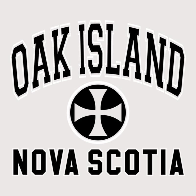 Oak Island Varsity Style Cross Black Print Pullover Hoodie Pocket T-Shirt by cm-arts | Artistshot