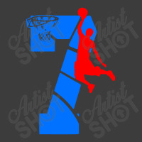 Kids 7 Year Old 7th Basketball Birthday Men's Polo Shirt | Artistshot