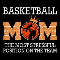 Basketball Mom The Most Stressful Position On The Team Funny T Shirt V-neck Tee | Artistshot