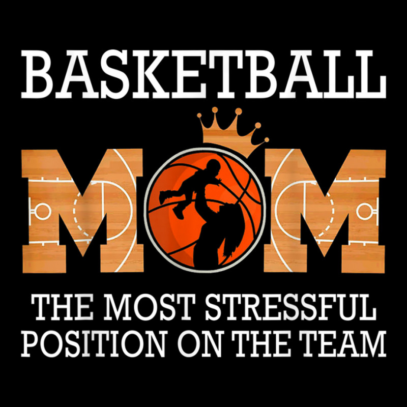 Basketball Mom The Most Stressful Position On The Team Funny T Shirt V-neck Tee | Artistshot