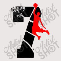 Kids 7 Year Old 7th Basketball Birthday Pocket T-shirt | Artistshot