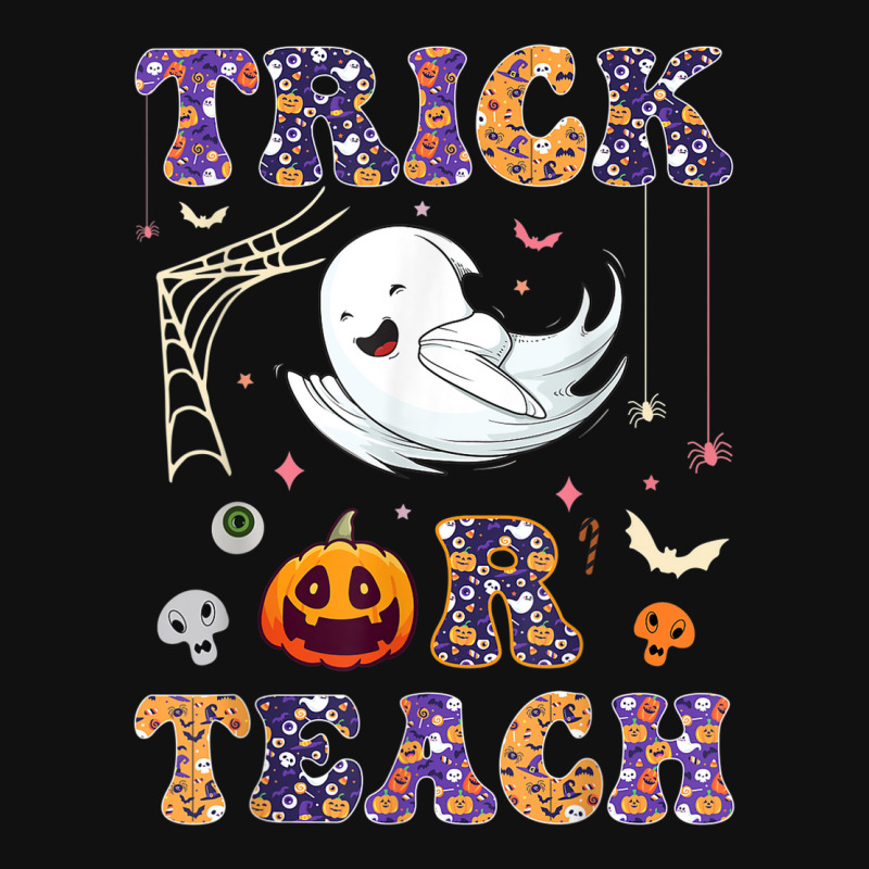 Trick Or Teach Cute Halloween Teacher Ghost Men Women 2022 Baby Beanies by August | Artistshot