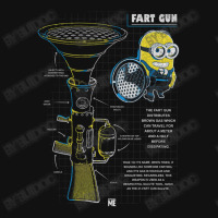 Fart Gun Schematics Portrait Baby Bibs | Artistshot