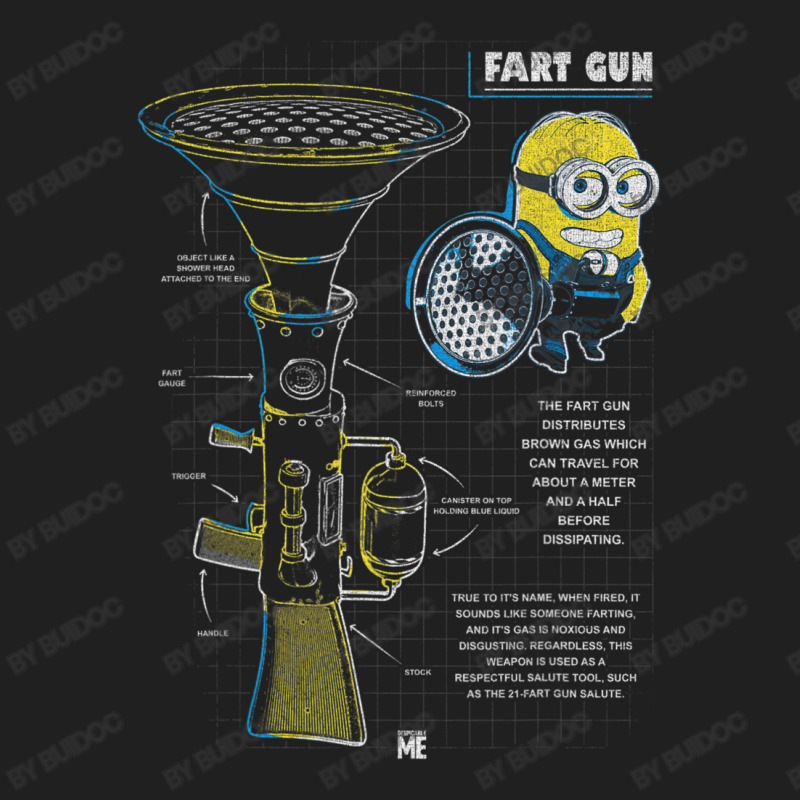 Fart Gun Schematics Portrait Ladies Polo Shirt by BuiDoc | Artistshot