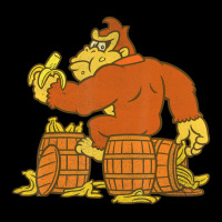 Donkey Kong Eating Bananas On Barrel Toddler Sweatshirt | Artistshot