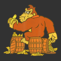 Donkey Kong Eating Bananas On Barrel Baby Bodysuit | Artistshot