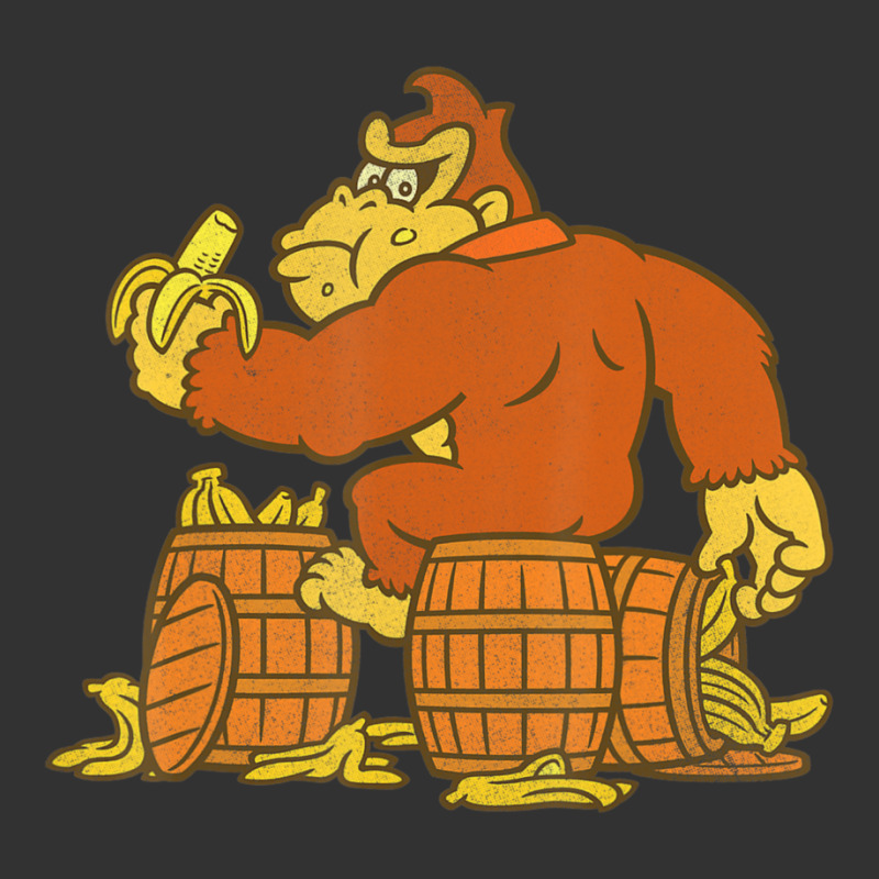 Donkey Kong Eating Bananas On Barrel Baby Bodysuit by cm-arts | Artistshot