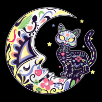 Womens Cat And Moon Sugar Skull Dia De Los Muertos Day Of The Dead V N Front Car Mat | Artistshot