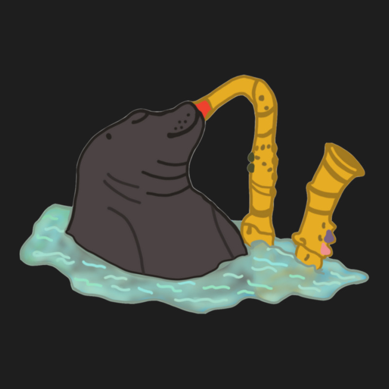 Seal Playing Saxophone Vine Classic T-shirt | Artistshot