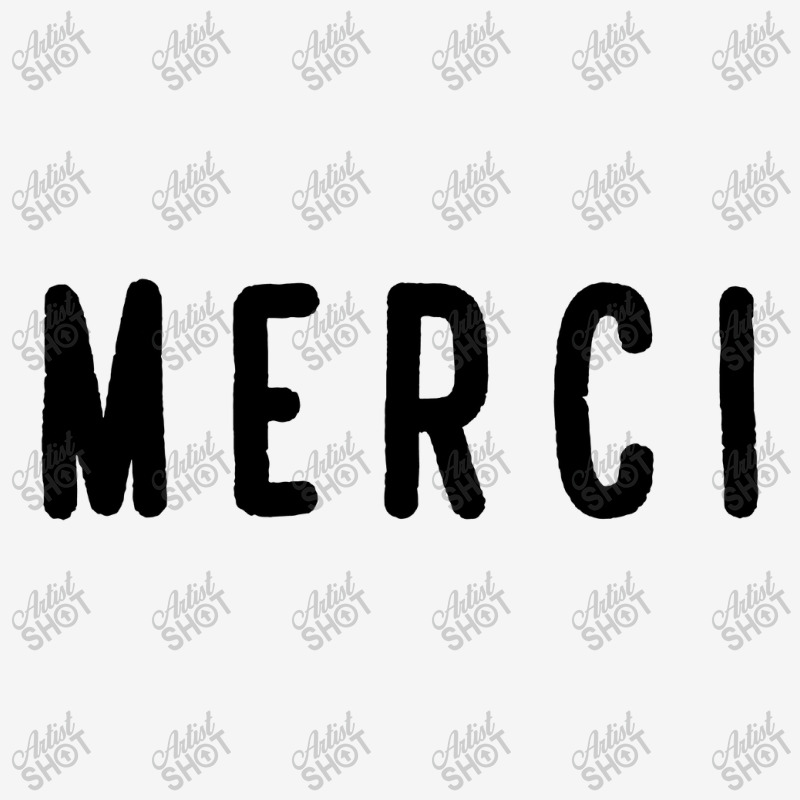 Noun Merci Thank You Translation Portrait Canvas Print | Artistshot