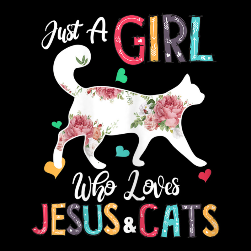 Just A Girl Who Loves Jesus And Cats Costume Christian Fleece Short by huynhhuutrunghpa | Artistshot