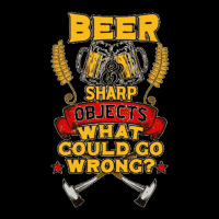 Axe Throwing Beer And Sharp Objects Funny Hatchet Tossing. Pocket T-shirt | Artistshot