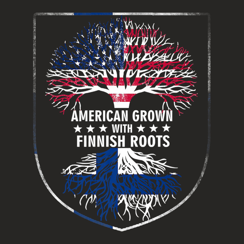 American Grown With Finnish Roots   Finland Premium T Shirt Ladies Fitted T-Shirt by cm-arts | Artistshot