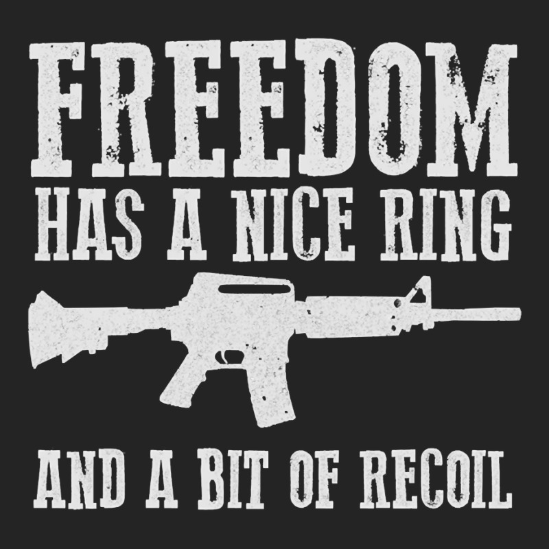 Awesome Freedom Has A Nice Ring And A Bit Of Recoil Sweatshirt 3/4 Sleeve Shirt by cm-arts | Artistshot