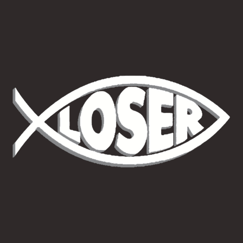 Loser' Slacker 90s Jesus Fish Racerback Tank by XerxesPrice | Artistshot