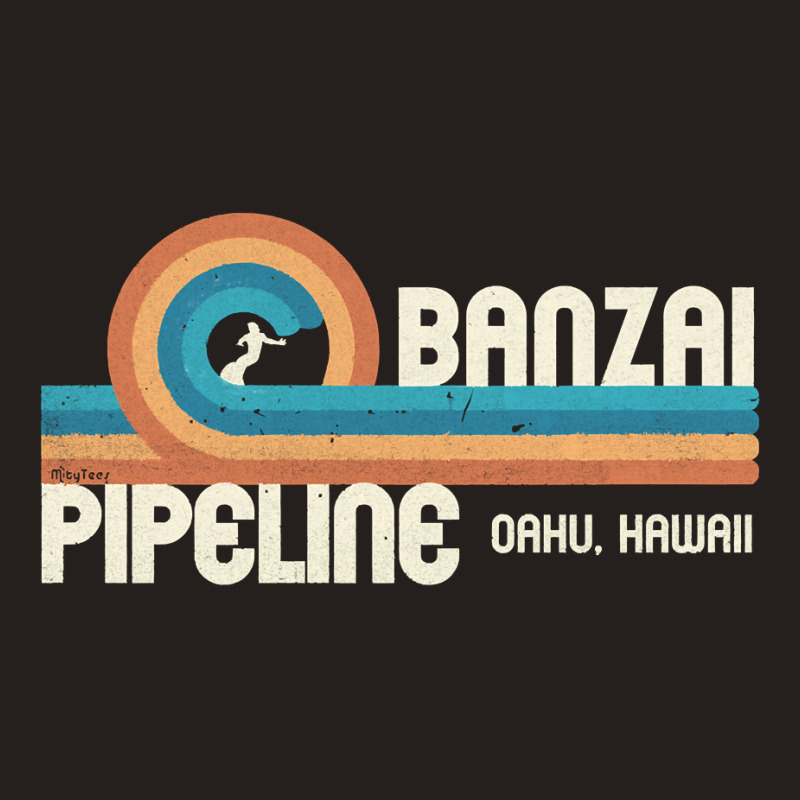 Banzai Pipeline   80's Graphic   North Shore Hawaii Pullover Hoodie Tank Top | Artistshot