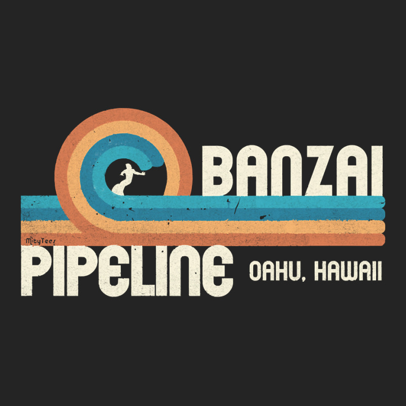 Banzai Pipeline   80's Graphic   North Shore Hawaii Pullover Hoodie 3/4 Sleeve Shirt | Artistshot