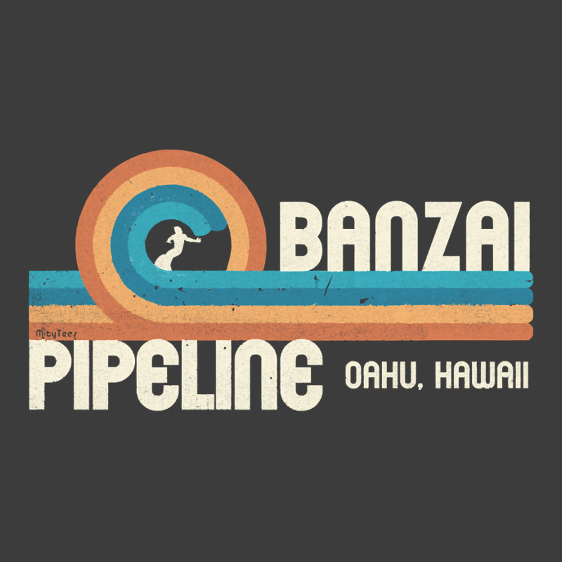 Banzai Pipeline   80's Graphic   North Shore Hawaii Pullover Hoodie Men's Polo Shirt | Artistshot