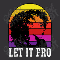 Let It Fro Afrocentric Black Pride Afro Hair Vintage Hoodie | Artistshot