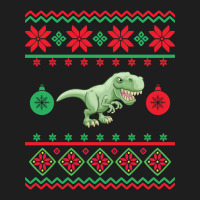 T-rex Ugly Christmas Sweater-64zer Classic T-shirt | Artistshot