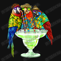 Parrots Drinking Margarita Hawaiian Vacation Birds Baby Bibs | Artistshot