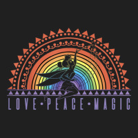 Peter Pan Love Peace Magic Rainbow Tinker Bell Ladies Polo Shirt | Artistshot